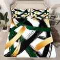 thumbnail image 2 of Homewish Black Stripes 3pcs Twin Sheet Sets for Teens Boys Girls,Geometric Lines Twin Fitted Sheet,Vintage Aesthetic Breathable Flat Sheet,Breathable Home Decor, 2 of 7