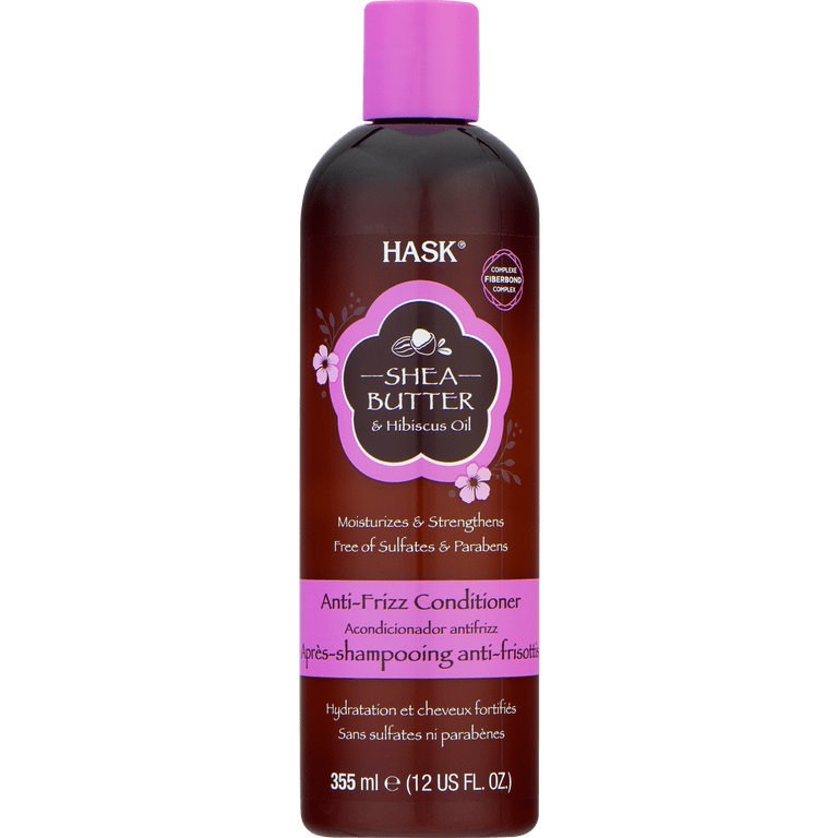 HASK Shea Butter & Hibiscus Oil Anti-Frizz Conditioner (12oz) HASK Shea Butter & Hibiscus Oil Anti-Frizz Conditioner (12oz)