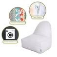 thumbnail image 2 of Majestic Home Goods Indoor Magnolia Wales Bean Bag Kick-it Chair 30 in L x 26 in W x 30 in H, 2 of 6