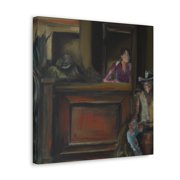 Wild West Saloon Scene - Canvas