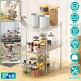 thumbnail image 6 of 2 Packs 3 Tier Clear Bathroom Organizer, 6 of 8