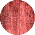 thumbnail image 1 of Ahgly Company Indoor Round Oriental Red Industrial Area Rugs, 8' Round, 1 of 4