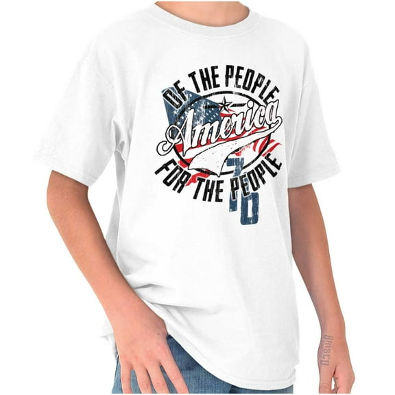 We The People Patriotic Americans Crewneck T Shirts Boy Girl Teen Brisco Brands X