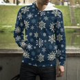 thumbnail image 4 of Sudadera con capucha y cremallera con copos de nieve navideños para hombre y mujer, sudaderas con capucha con estampado 3D, abrigos para niño y niño, ropa de calle con capucha y cremallera, 4 of 5