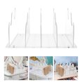 thumbnail image 1 of LOLIPPYY Clear Closet Shelf Divider Plastic Shelf Separator Transparent Multi Function Cabinet Organizer, 1 of 8