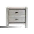 thumbnail image 2 of Grain Wood Furniture Montauk 2-Drawer Nightstand, Rustic Off-White, 2 of 8