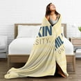 thumbnail image 5 of Millikin A University Logo Fleece Blanket, Very Soft Microfiber Flannel Blanket for Couch Warm and Cozy for All Seasons, 5 of 6