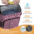 thumbnail image 2 of Travel Cooler Bag - Pink and Black Of Leopard Print Camping Beer Cooler Backpack with Bottle Opener- Waterproof Insulated Picnic Backpacks - Cooler Bag for Beach, 2 of 6