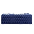 thumbnail image 2 of ACME Syxtyx Sectional Sofa with 4 Pillows in Blue Velvet, 2 of 6