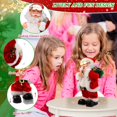 thumbnail image 2 of Juguete eléctrico de Papá Noel Gfilay con vientre y pies temblorosos, muñeco Musical de Navidad para cantar y bailar, regalo de Navidad, 2 of 5