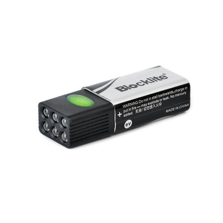 - Blocklite 9 Volt LED Flashlight Torch Camping Light 2-Mode Compact Size Ultra Bright