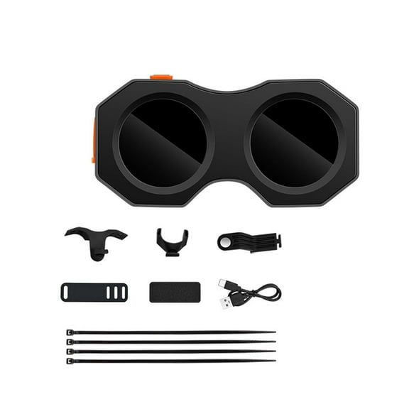 Mmeneyy Demon Eyes Bike Tail Light – 2026 New Smart Programmable Devil Eye LED Light with Vivid Color Modes, Waterproof USB Rechargeable Rear Bike Light, for Scooter Motorcycle Car