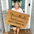 thumbnail image 3 of FuGrandkids Welcome (Others Tolerated) Doormat Rug Custom Door MatFront Door Outdoor Entrance Porch Mat With Polyester Floor Mat Carpets, 3 of 6
