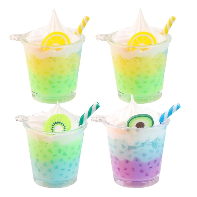 Miangastore Mini Fruit Cups Plastic Craft Enthusiasts Diy Projects 4Pcs 1.97X1.18X1.18In