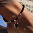thumbnail image 2 of K-KED Mens Stainless Steel Beaded Anklet Bracelets Beach Punk Hip Hop Jewellery Gifts-5#, 2 of 9