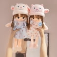 thumbnail image 6 of 18 Inch Purple Lamb Stuffed Animal Plush Student Doll with Girl Toys for Dress Up Single Pack, 6 of 9