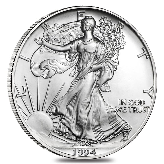 1994 1 oz Silver American Eagle $1 Coin BU