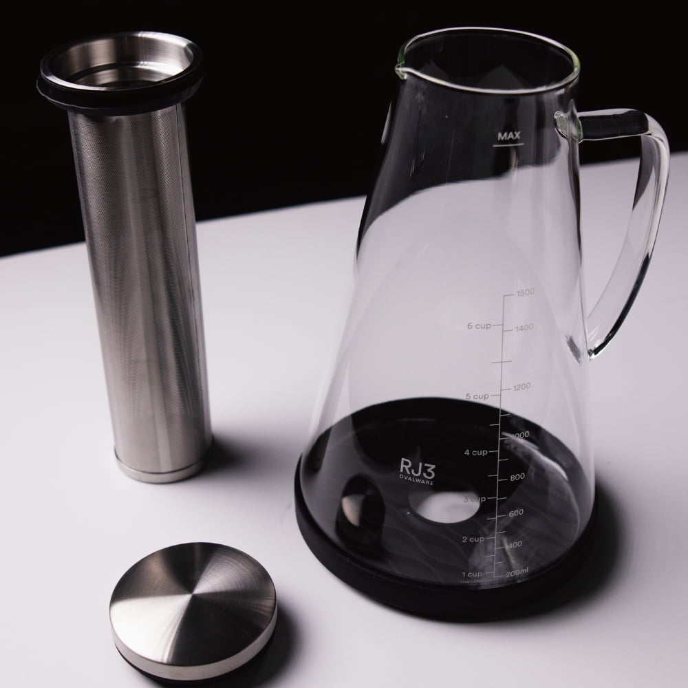 ovalware rj3 brewing glass carafe