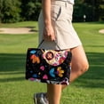thumbnail image 3 of HUIACONG Sugar Skull Skull Golf Cart Seat Covers Portable Breathable Golf Cart Seat Covers Club Car Easy to Install Anti-Slip Fit Most Cars EZGO Yamaha Club Car, 3 of 7