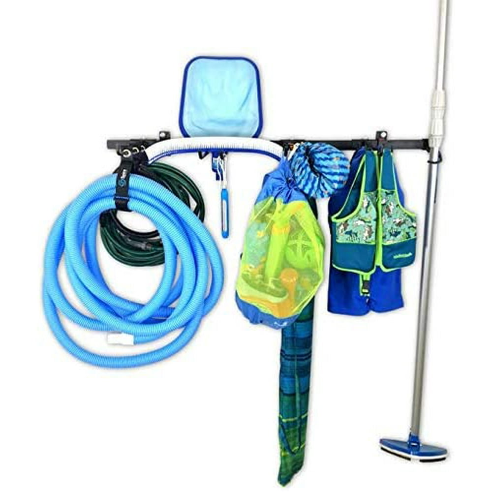 StoreYourBoard Pool Equipment Storage Rack, Adjustable Wall Mounted