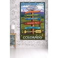 thumbnail image 3 of Nederland, Colorado, Destinations Sign (36x54 Giclee Gallery Art Print, Vivid Textured Wall Decor), 3 of 3