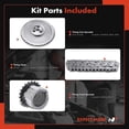 thumbnail image 5 of A-Premium Engine Timing Chain Kit W/Sprocket [fits OHV, 8Cyl] Compatible with Chevrolet & GMC & Pontiac & Cadillac GM Vehicles, fits Express, Silverado, SSR, Tahoe, Yukon, Savana, Sierra, GTO & More, 5 of 8
