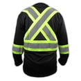 thumbnail image 2 of XL Black High Visibility Safety Shirt / Class 3 - Level 2, 2 of 3