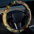 thumbnail image 2 of Bohemia 14.5 Inch Printing PVC Leather Car Wheel Cover Auto Accessories Steering Wheel Cover, 2 of 6