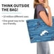 thumbnail image 2 of Fotbe Sharks on White Blue Striped Bolsa Tote Estética de Lona con Estampado para Mujer - Bolsa Reutilizable de Hombro Casual para Vacaciones, Compras, Trabajo y Gimnasio, 2 of 8
