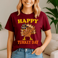 thumbnail image 4 of Happy Turkey Day Cute Little, Thanksgiving Shirt,Turkey Tee,Holiday Gift ,Happy Thanksgiving Tshirt,Turkey Day,Family Gobble ,Pumpkin,, 4 of 5