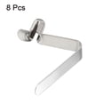 thumbnail image 3 of Uxcell 8x5mm Clips de resorte para palas de kayak, botón hueco, bloqueo de pasador único para tubo, paquete de 8, 3 of 6