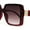 Burgundy Smoke, variant on Womens Rimless Mod Luxe Rhinestone Metal Engrave Butterfly Designer Sunglasses Black Blue Yellow