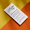 thumbnail image 5 of Trucker Hat Care Washing Instruction Cards  50pk 2x3.5 Patched Patches Bulk for Cap Hat Bar Chains Charms Press Iron On Chic Trendy Western Supplies, 5 of 5