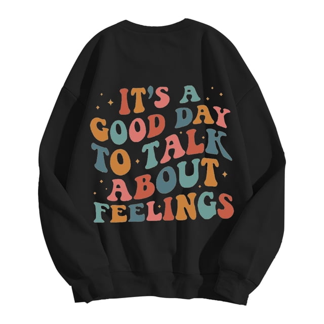 WEAIXIMIUNG Custom Sweatshirts Womens Sweatshirt Oversized Sweatshirts Crewneck Long Sleeve Pullover