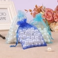thumbnail image 4 of Bolsa de Organza para joyería, bolsa pequeña de regalo, suministros de boda, embalaje de cuentas duras, decoración de joyería, 50 Uds., 70%, 4 of 4