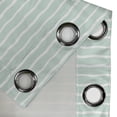 thumbnail image 4 of Ambesonne Pastel Grommet Curtain, Wavy Lines White Striped, 50" x 120", Almond Green White, 4 of 6