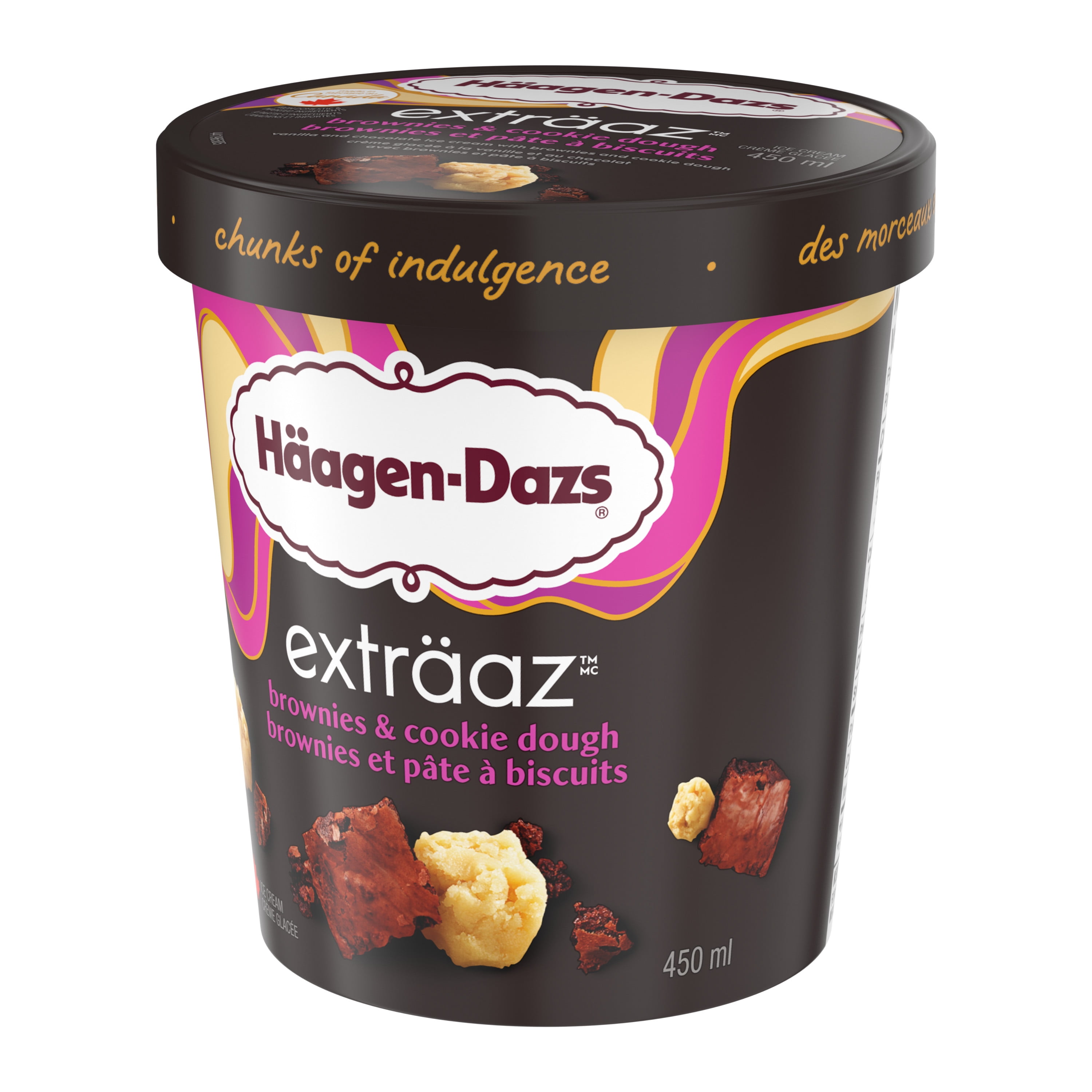 HÄAGEN-DAZS EXTRÄAZ Brownie Cookie Dough Ice Cream 450ml