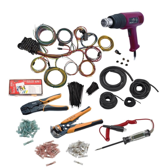 Universal 22 Circuit Wiring Harness with Install Package