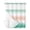 Mint, White, Grey, variant on No Hook Shower Curtain, Beige Teal Ombre Long Bathtub Curtains with Snap in Liner, Turquoise Farmhouse Aesthetic Gradient Waterproof Washable Fabric Bathroom Curtain Set, 72" x 78"