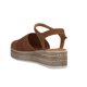 thumbnail image 3 of Alpargatas Plataforma Mujer Casual Café Gamuza 5 cm Castalia  Casual, 3 of 4