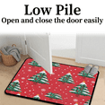 thumbnail image 4 of CURLYOOT Christmas Tree Front Door Mat, Washable Non-Slip Red Green Door Mat, Indoor Outdoor Floor Mats Absorbent Welcome Doormat for Entrance 20" x 30", 4 of 8