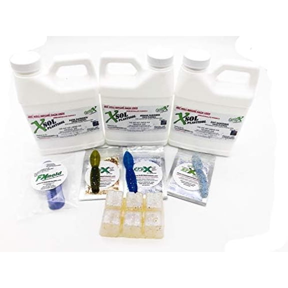 X-SOL - Starter Kit - Plastisol Fishing Lure Making Liquid Plastic Rubber$$Sport & Recreation Other