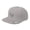 Silver, variant on Snapback Hats for Men & Women Grey Rooster in A Poultry Embroidery Acrylic Flat Bill Baseball Cap Black Design Only