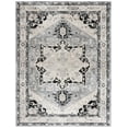thumbnail image 2 of SAFAVIEH Brentwood Ezra Oriental Area Rug, Silver/Black, 8' x 10', 2 of 12