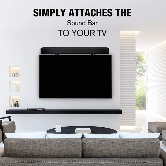 Montaje de barra de sonido Mounting Dream Soporte para TV VESA MAX 600x400mm hasta 22 LBS
