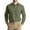 Army Green, variant on Hogleaql Long Sleeve Shirts for Men Big and Tall Stretch Dress Shirts Wrinkle Free Striped Polo Shirts with Pocket Fitted Summer Camisa De Vestir Para Hombre