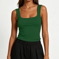thumbnail image 6 of IUYRTFE Women's Sleeveless Round Neck Tank Top Loose Fit Casual Summer Basic Vest, 6 of 6