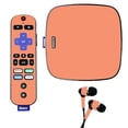 thumbnail image 1 of Skin Decal Wrap Compatible With Roku Ultra Sticker Design Solid Peach, 1 of 6