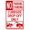 Warning Sign 2, variant on No Parking Or Standing Warning Sign - 8"x12", Security Metal Decor for Business, Office, Home, Street, Road
