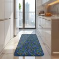 thumbnail image 4 of Blue Christmas Holly and Candy Cane Pattern Kitchen Rug Mat,Kitchen Runner Rugs Non Skid Washable,Decorative Kitchen Floor Mats for Kitchen,Sink,Laundry,17"x47.2", 4 of 7